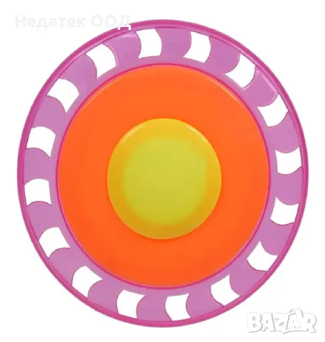 Пластмасово фризби, Оранжев, Ø16.5см