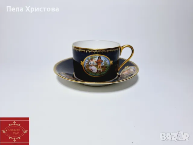 Чаша за чай от френски фин порцелан 