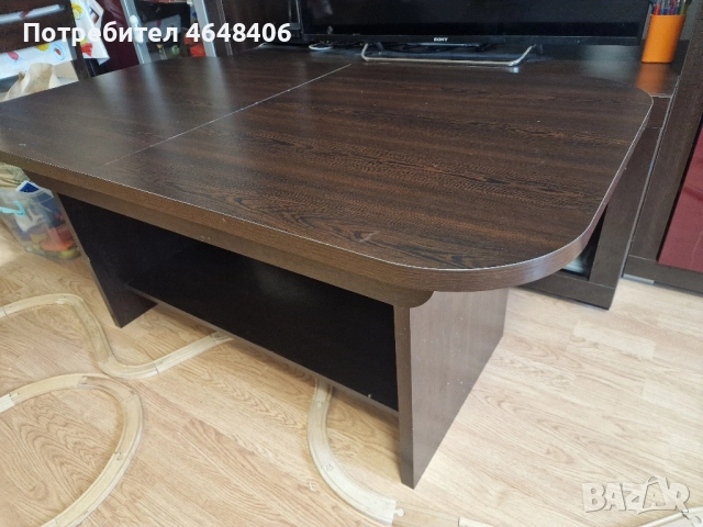 холна маса с механизъм за промяна на височина, снимка 4 - Дивани и мека мебел - 52378424