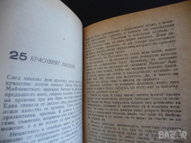 Паганини: Дяволският танц Романизирана биография на Паганини цигулка цигулар виртуоз музика, снимка 3 - Художествена литература - 51145660