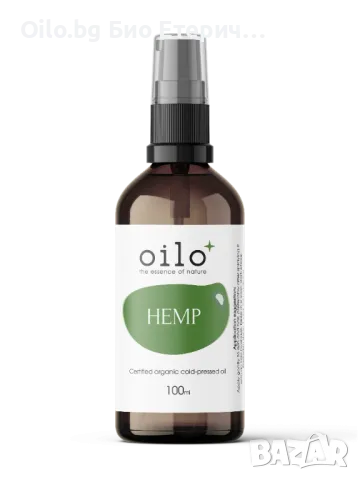 Oilo БИО Етерични масла - Коноп Oilo Bio Hemp Oil 100 мл