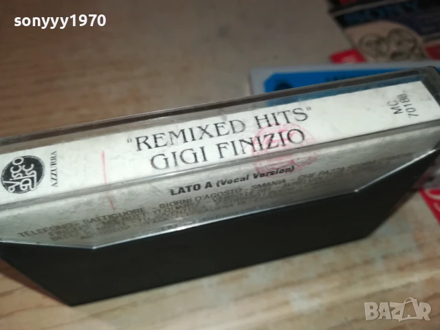 GIGI FINIZIO-ORIGINAL TAPE ВНОС ITALY 1906251201, снимка 8 - Аудио касети - 50722522