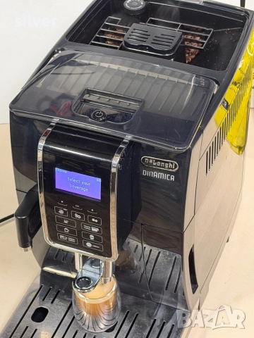 Кафемашина кафе автомат delonghi dinamica с гаранция, снимка 7 - Кафемашини - 52543874