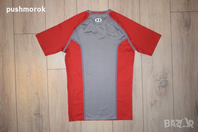 Under Armour Heatgear Dynasty Compression T Red Sz L / #00120 /, снимка 7 - Тениски - 37072776