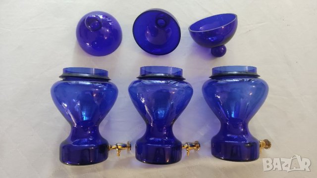 Амфори, стъкленици за парфюми от цветно стъкло. , снимка 4 - Дамски парфюми - 37886575