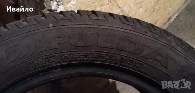 Продавам 2 броя зимни гуми 215.55.16 на 1 сезон дот 2019 Fulda , снимка 3 - Гуми и джанти - 52592336