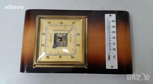 Хигрометър, термометър-дървен, снимка 3 - Други ценни предмети - 28215016