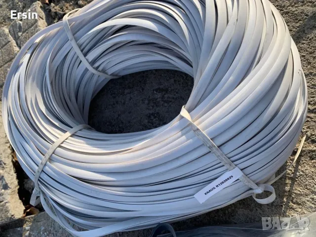 Knaus, Tabbert, Weinsberg, Wilk подложка профил/ръб профил/капак профил 8mm/7mm, PVC, Fiat Bianco, снимка 1