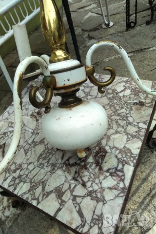 Ретро полилей месинг , снимка 7 - Лампи за таван - 32736785