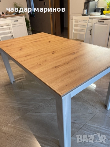 Разтегателна трапезна маса, холна маса, снимка 2 - Маси - 52347860