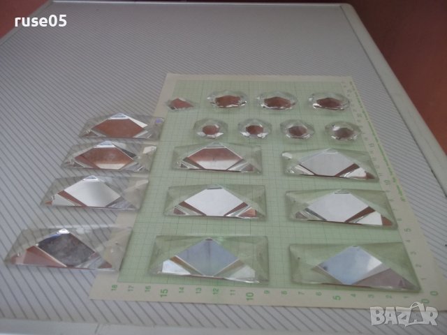 Лот от 18 бр. фасетирани стъкла, снимка 2 - Други ценни предмети - 37551630