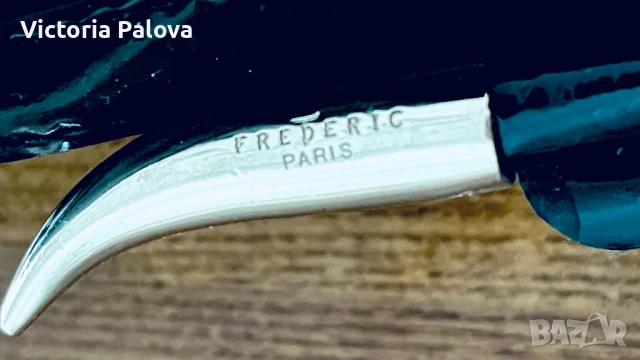 Маркова кожена чанта лак FREDERIC PARIS, снимка 12 - Чанти - 50675539