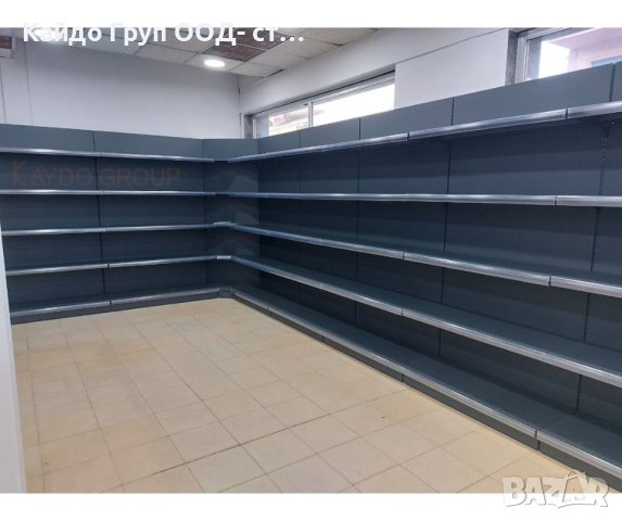 Крайстенен и островен метален стелаж - НАЛИЧНИ, НОВИ RAL7016 TXT МАТ, снимка 4 - Стелажи и щандове - 43474561