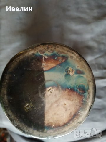 посребрен метален съд, снимка 5 - Антикварни и старинни предмети - 32883469