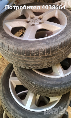 Опел джанти с гуми 225/45R17, снимка 1 - Гуми и джанти - 44881782