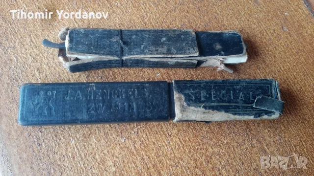 Стари немски бръсначи Solingen., снимка 4 - Антикварни и старинни предмети - 49469319