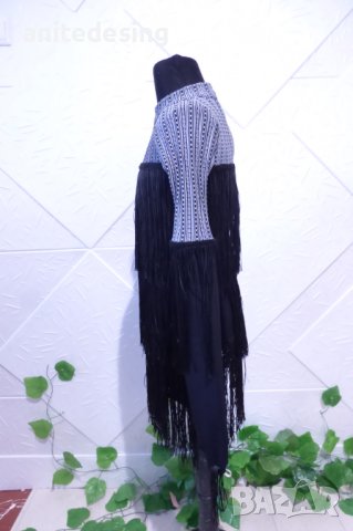 Детска рокля за спортни танци с ресни, снимка 6 - Детски рокли и поли - 39048380