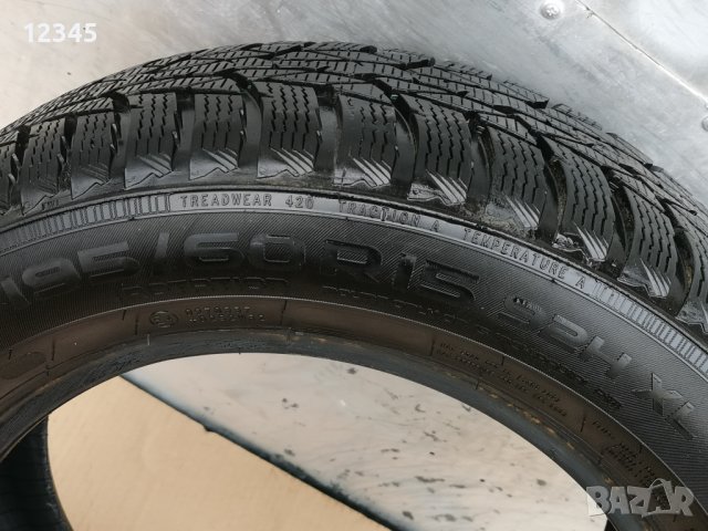 195/60R15 nokian dot2020-№796, снимка 10 - Гуми и джанти - 43325125