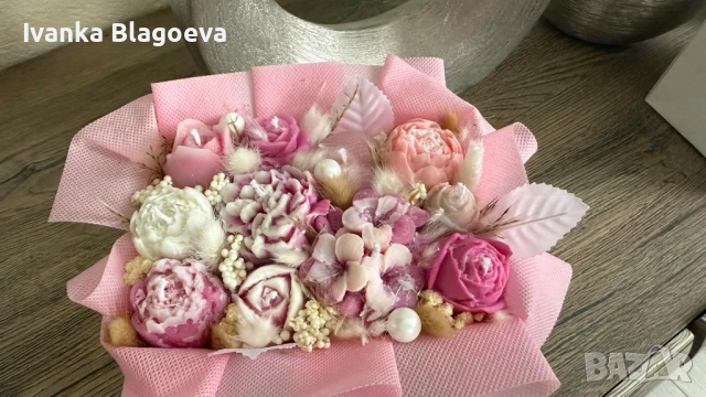 Вечен букет от ароматни свещи, снимка 10 - Декорация за дома - 49808680