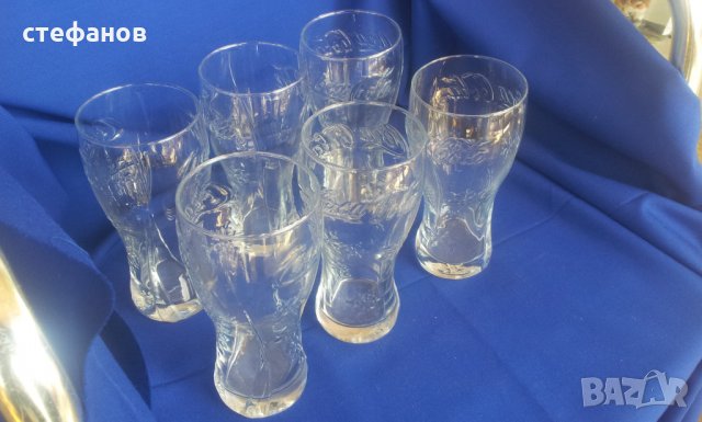 чаши кока кола „новогодишни безцветни” фигурки снежинки