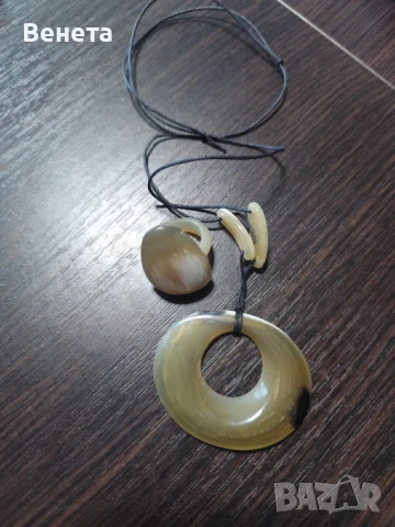 Комплекти от кост от рог-handmade, снимка 8 - Бижутерийни комплекти - 51284908
