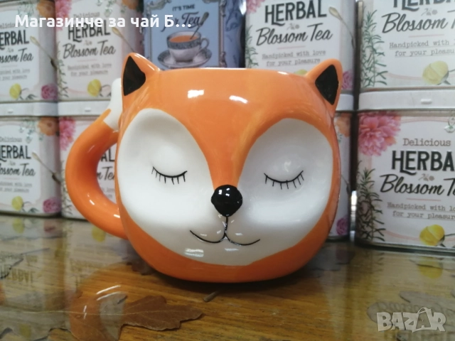 Чаша, лисица, снимка 4 - Чаши - 51678020