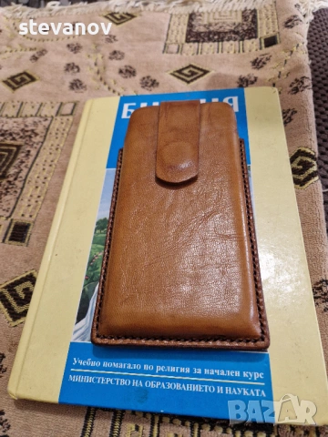 продавам оргинален калъф от естестведна кожа за телефон, снимка 4 - Калъфи, кейсове - 53161429