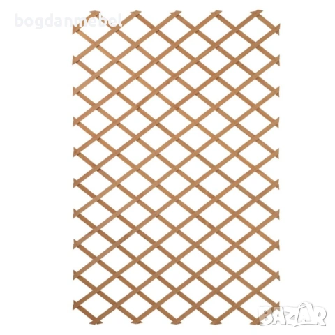 Nature Градинска пергола, 100x200 см, натурално дърво