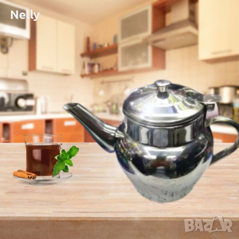 Чайник от неръждаема стомана, 1L, снимка 1 - Аксесоари за кухня - 44029551