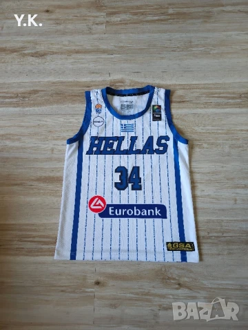 Оригинален мъжки баскетболен потник GSA x Greece x G. Antetokounmpo / Season 19, снимка 1