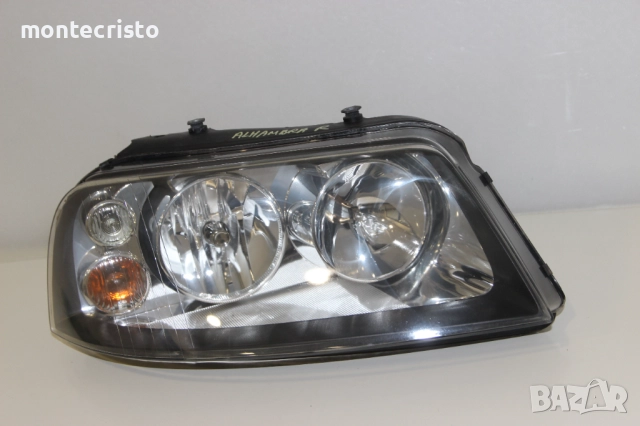 Десен фар Seat Alhambra (2000-2010г.) VW Sharan (2000-2010г.) черен обръч 7M7941016L 7M7941016M, снимка 3 - Части - 52802996