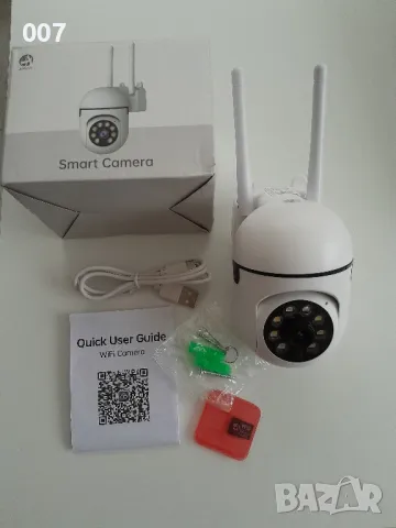 Wi fi камера FHD PTZ 2.0MP Smart Camera + 64GB карта, снимка 2 - Камери - 50423737