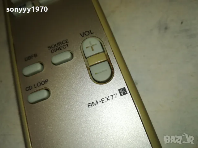 SONY RM-EX77 AUDIO REMOTE CONTROL-ВНОС SWISS 3012240841, снимка 12 - Ресийвъри, усилватели, смесителни пултове - 48495174