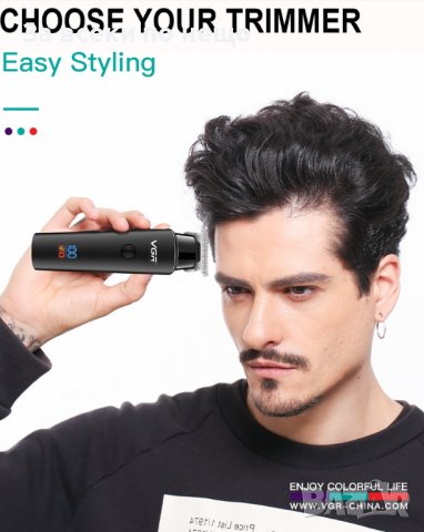 Професионална машинка за подстригване акумулаторен LED дисплей V-937, снимка 8 - Машинки за подстригване - 37689285