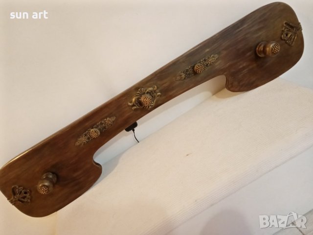 антична дървена закачалка, снимка 7 - Закачалки - 38037122