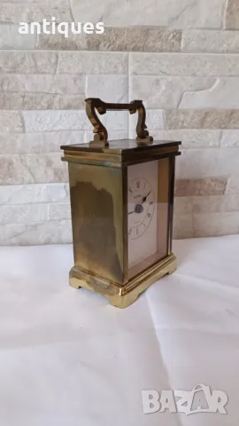 Стар бронзов часовник - METAMEC - Made in England - 1970г.  , снимка 3 - Антикварни и старинни предмети - 49083020