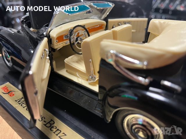 Метален колекционерски модел BMW 507 1955 г. 1:18 мащаб, снимка 6 - Колекции - 52879085
