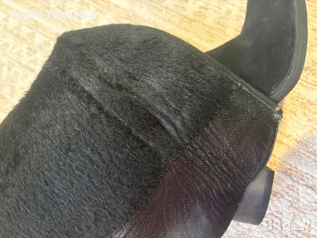 Дамски ботуши номер 40 естествен набук, снимка 4 - Дамски ботуши - 50075860