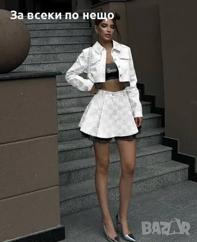 Дамски Кукленски Комплект С Три Части - 2 Налични Цвята Код A443, снимка 3 - Комплекти - 49899846