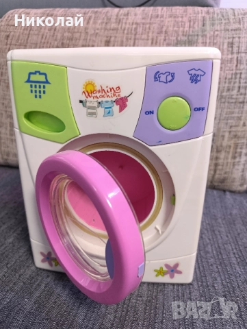 Детска перална машина и кошница за пране., снимка 3 - Електрически играчки - 51711991