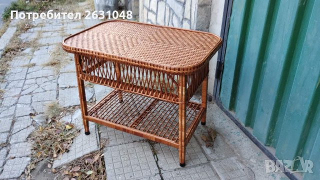 плетена ратанова маса, снимка 2 - Други стоки за дома - 43018997