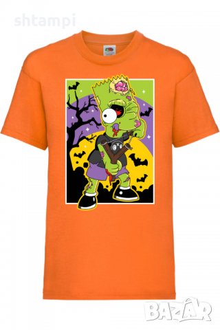 Детска тениска The Simpsons Bart Simpson 01,Halloween,Хелоуин,Празник,Забавление,Изненада,Обичаи,, снимка 7 - Детски тениски и потници - 38158014