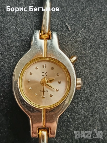 Кварцов дамски часовник Ок, снимка 2 - Дамски - 52009135