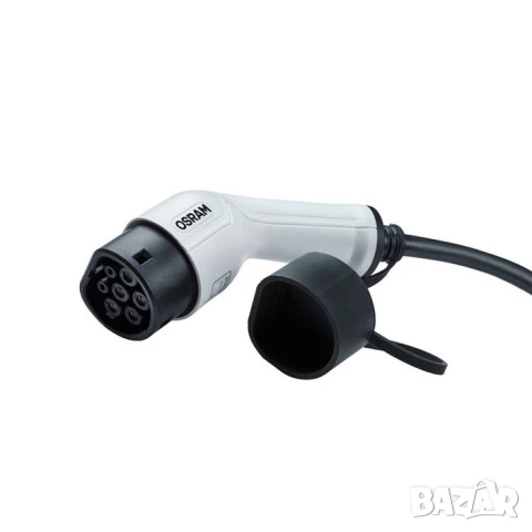 Кабел Osram за зарядно на електромобил с 7 пина тип 2 към тип 2 240V, 16A, 3.6KW, снимка 3 - Аксесоари и консумативи - 51057096