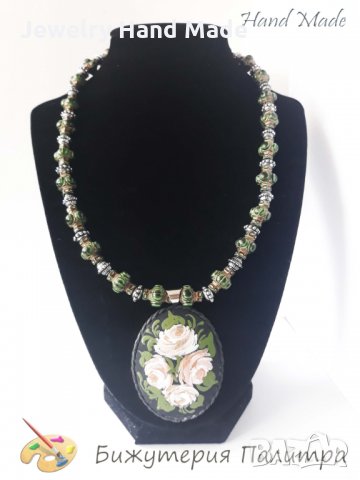 Свежо колие ''Пролет''-ръчно изработено, снимка 1