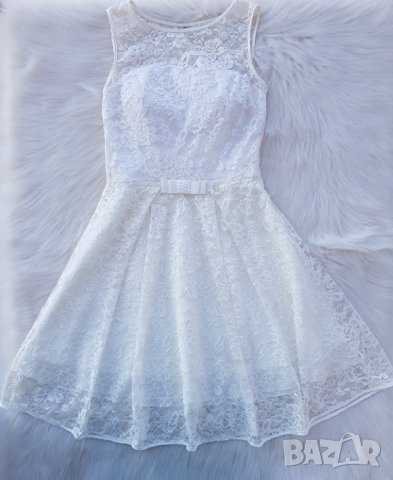 Дамска рокля - дантела размер XS  , снимка 8 - Рокли - 37609701