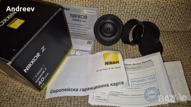 Nikon NIKKOR Z 40mm f/2