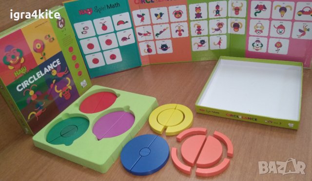 Дървени цветна игра Монтесори Circlelance Habi Spiel Мath Montessori, снимка 11 - Образователни игри - 34878951