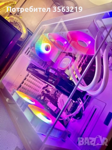 Геймърски компютър Ryzen 7 RX 6600 и водно | Нови части с гаранция