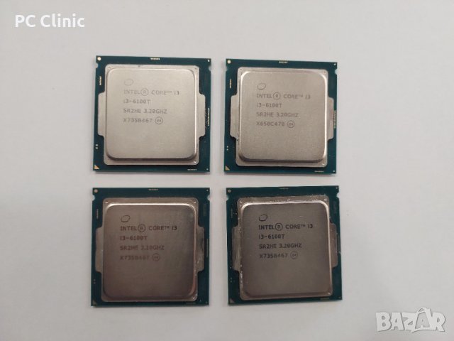 intel core i3 6100T 3.20Ghz 2 cores 4 threads socket LGA 1151 DDR4/DDR3L процесор за компютър